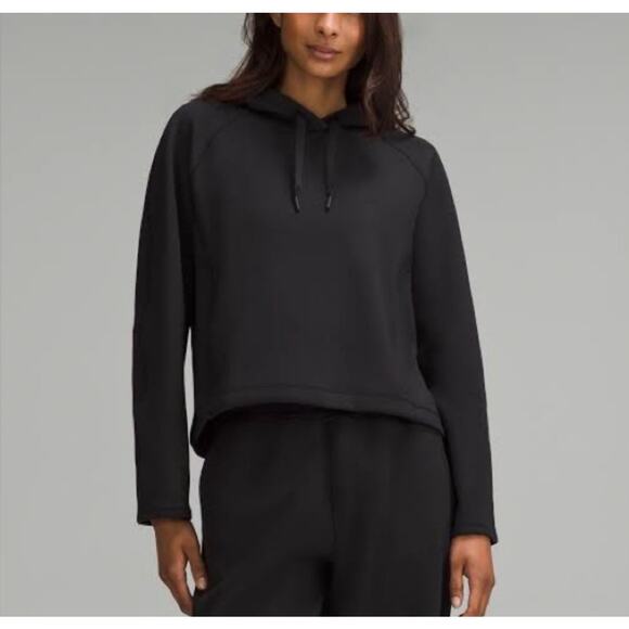 Lululemon Athletica Tops - Lululemon Smooth Spacer Hoodie Emboss Black size 2